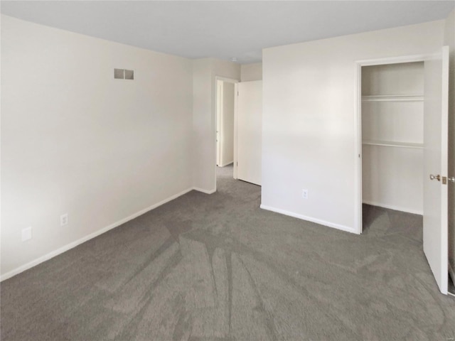 6448 Clifton Hills Dr, Saint Louis, MO 63139 - unfurnished bedroom with carpet flooring, baseboards, and a closet