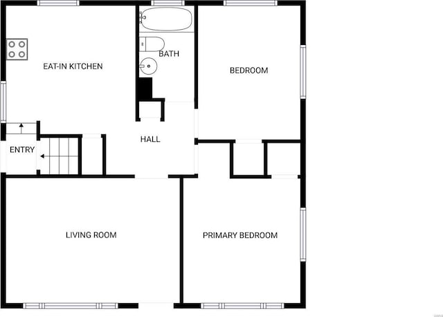 6448 Clifton Hills Dr, Saint Louis, MO 63139 - home floor plan