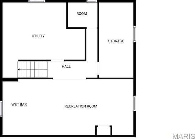 6448 Clifton Hills Dr, Saint Louis, MO 63139 - view of room layout