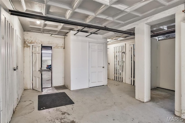 view of basement
