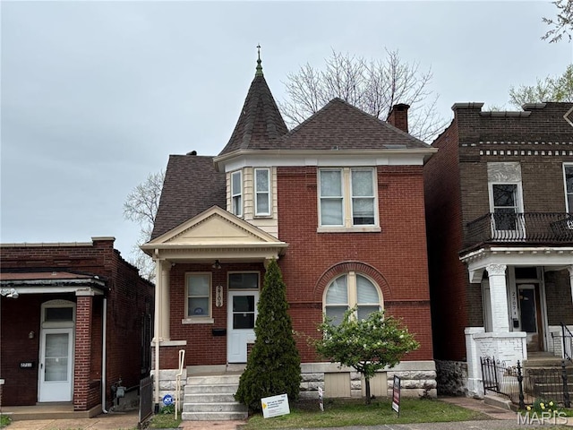 2709 Keokuk St, Saint Louis, MO 63118 - view of front of property with brick siding