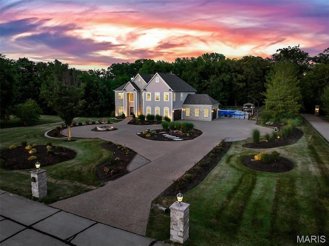244 US Dr, Wentzville, MO 63385 - view of front facade featuring curved driveway