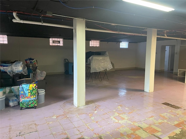 6817 Gravois Ave, Saint Louis, MO 63116 - below grade area featuring tile patterned floors