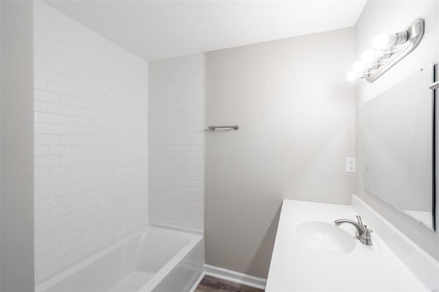121 W Hicks St, Cardwell, MO 63829 - full bath with bathtub / shower combination and vanity