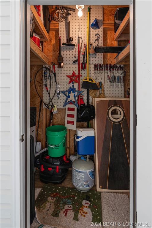 view of storage