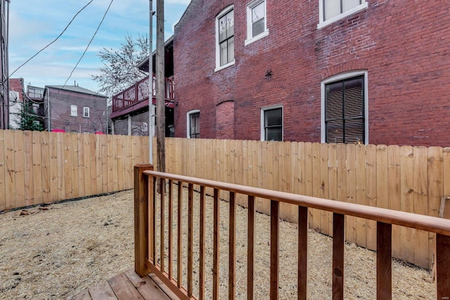 1029 Lami, Saint Louis, MO 63104 - fenced backyard with a wooden deck