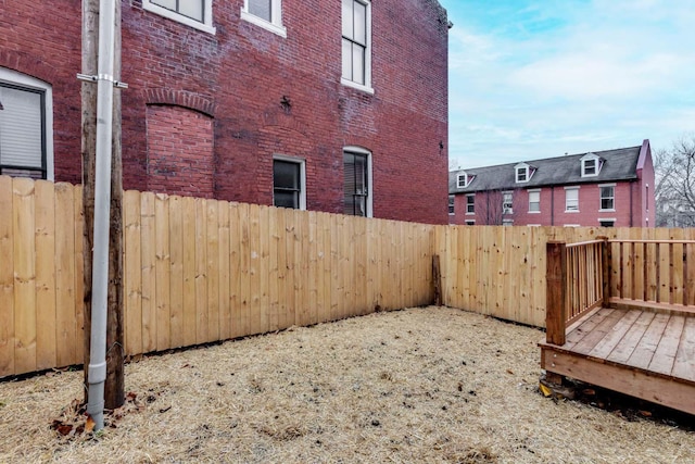 1029 Lami, Saint Louis, MO 63104 - fenced backyard with a deck