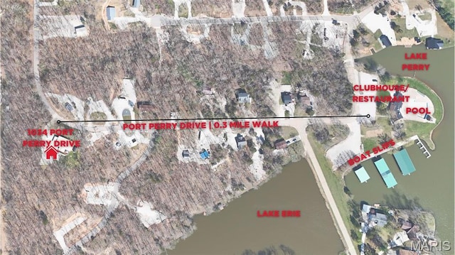 1034 Port Perry Dr, Perryville, MO 63775 - aerial view of property's location