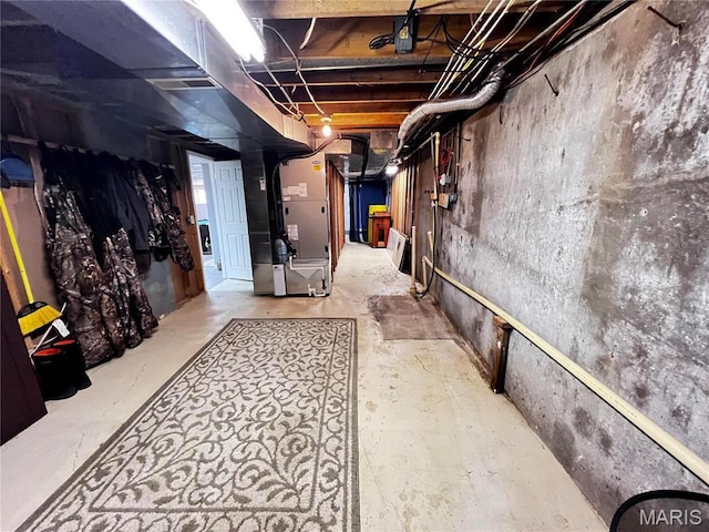 1034 Port Perry Dr, Perryville, MO 63775 - unfinished basement with heating unit