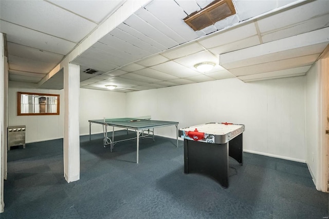 10144 Dellridge Ln, Saint Louis, MO 63136 - playroom with baseboards and carpet flooring