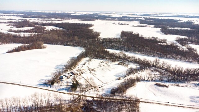 6866 Frandsen Rd, Alhambra, IL 62001 - view of snowy aerial view