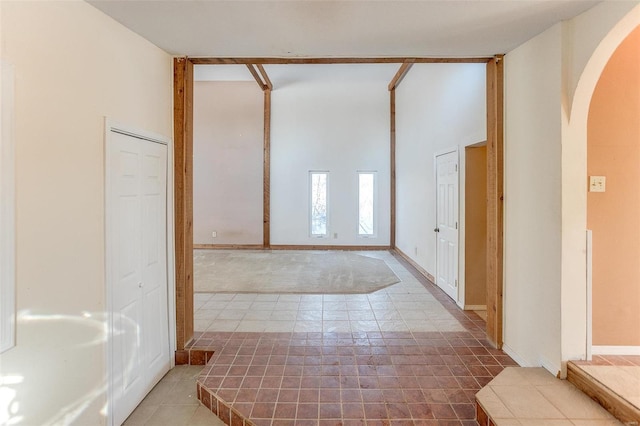 6866 Frandsen Rd, Alhambra, IL 62001 - tiled entryway featuring arched walkways