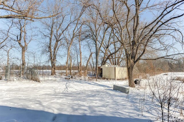 6866 Frandsen Rd, Alhambra, IL 62001 - view of yard covered in snow