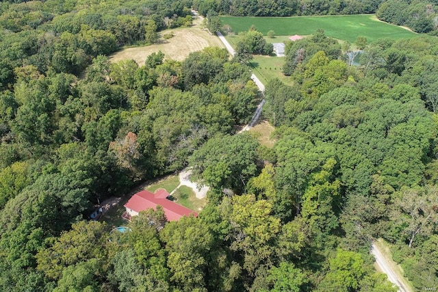 364 N 7th Ln, Fillmore, IL 62032 - view of property location with a heavily wooded area