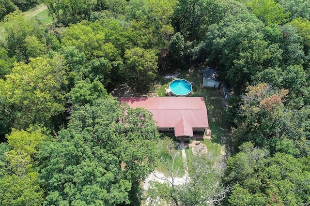 364 N 7th Ln, Fillmore, IL 62032 - view of property location with a heavily wooded area