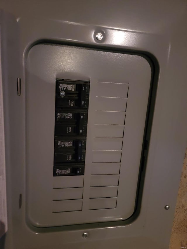 utility room featuring electric panel