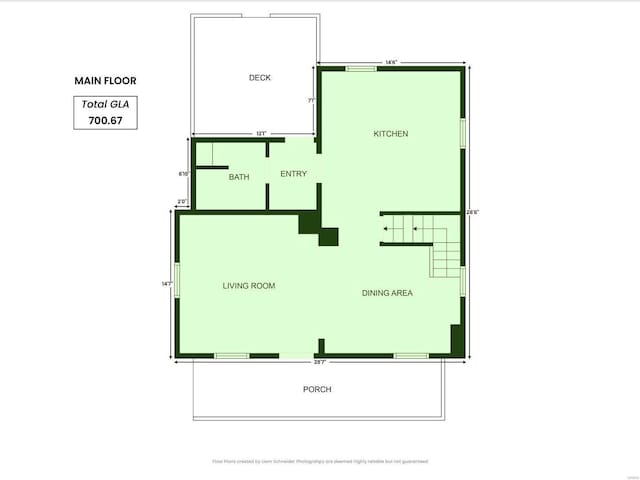 305 Macarthur St, Washington, MO 63090 - floor plan / room layout