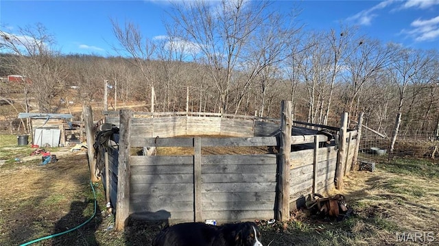 view of outbuilding