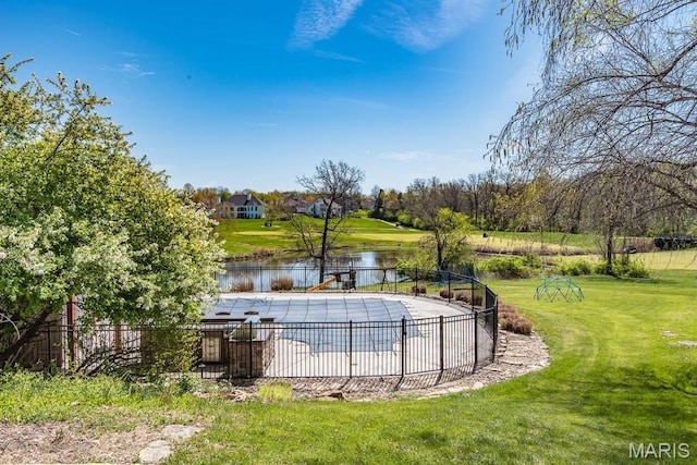 2314 Longest Dr, Wentzville, MO 63385 - view of swimming pool featuring a water view