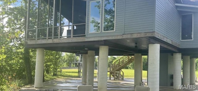 2358 Brown Rd, Van Buren, MO 63965 - view of community featuring stairs