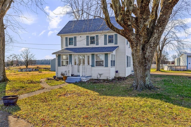10751 State Route F, Farmington, MO 63640 - traditional-style house featuring a front lawn and roof with shingles