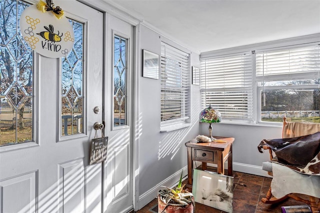 10751 State Route F, Farmington, MO 63640 - doorway featuring baseboards and tile patterned floors