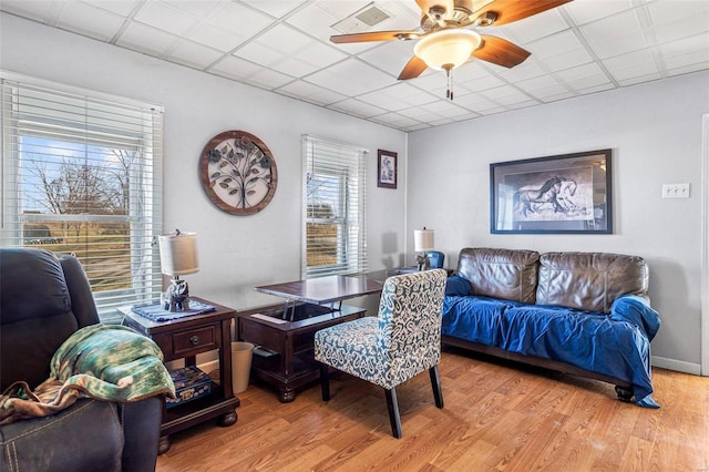 10751 State Route F, Farmington, MO 63640 - office with light wood finished floors and a ceiling fan