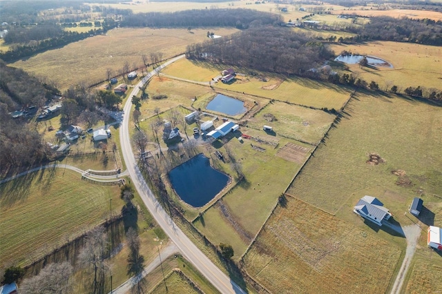 10751 State Route F, Farmington, MO 63640 - aerial view of property and surrounding area with rural landscape