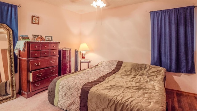 989 Clay St, Saint Clair, MO 63077 - bedroom with light carpet and a ceiling fan