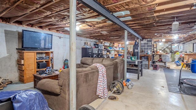 989 Clay St, Saint Clair, MO 63077 - view of unfinished basement