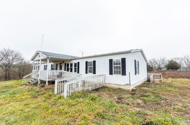30190 S US Highway 63, Edgar Springs, MO 65462 - view of front of property with a wooden deck