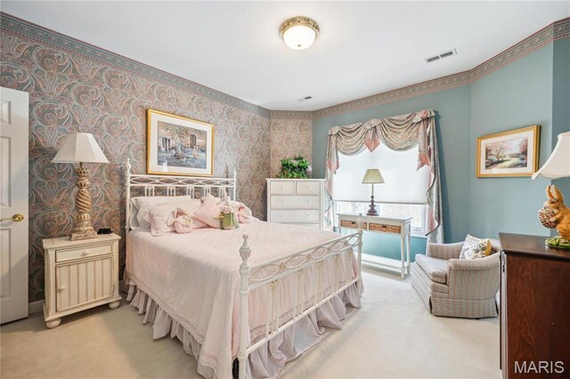 19385 Deer Pointe Estates Dr, Wildwood, MO 63038 - bedroom featuring light carpet