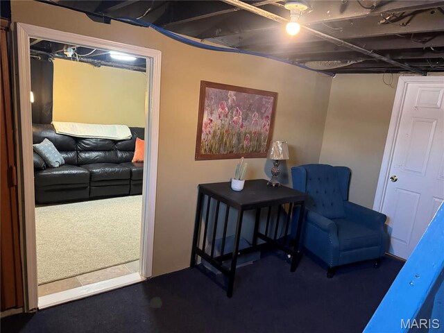 3511 Oakdale Ave, Saint Louis, MO 63121 - living area with carpet flooring