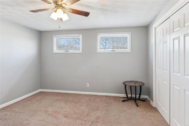 219 Cypress St, Park Hills, MO 63601 - unfurnished bedroom featuring light carpet, a closet, and multiple windows