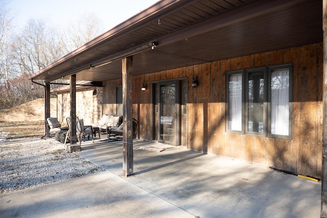 12332 Triple E Ln, Berger, MO 63014 - view of patio featuring an outdoor living space
