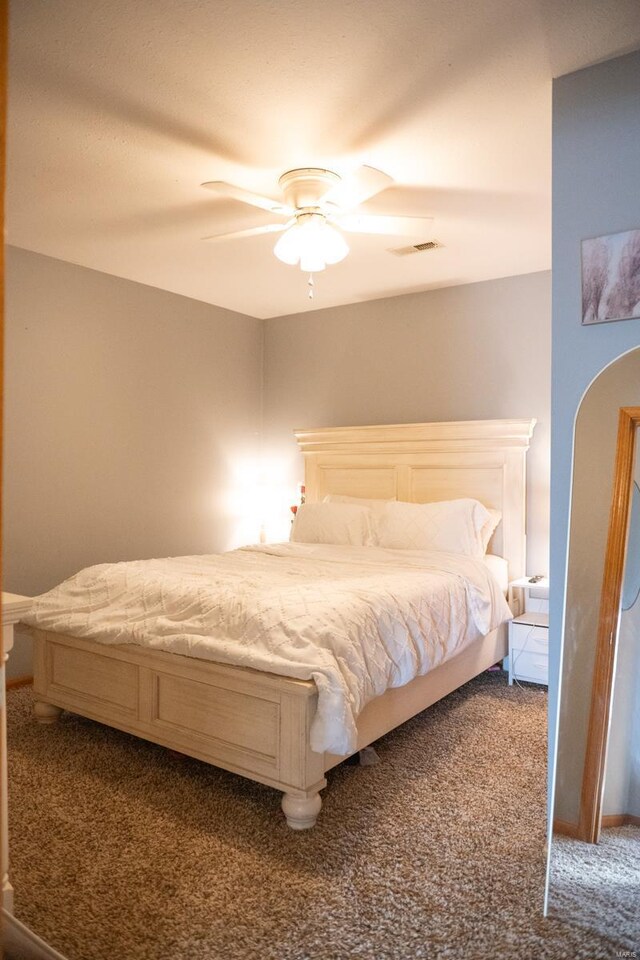 12332 Triple E Ln, Berger, MO 63014 - bedroom with carpet floors and a ceiling fan