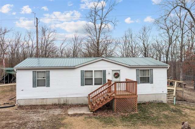 26380 Pebble Creek Dr, Warrenton, MO 63383 - manufactured / mobile home featuring metal roof