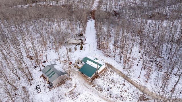 26380 Pebble Creek Dr, Warrenton, MO 63383 - view of snowy aerial view