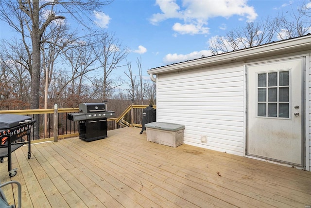26380 Pebble Creek Dr, Warrenton, MO 63383 - wooden deck with grilling area