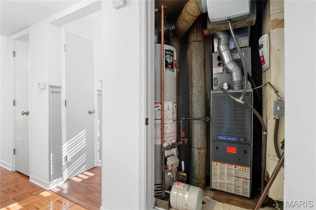 13453 Coliseum Dr Unit E, Chesterfield, MO 63017 - utilities with water heater