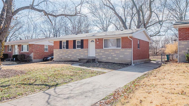 1370 Reale Ave, Saint Louis, MO 63138 - ranch-style home featuring brick siding and entry steps