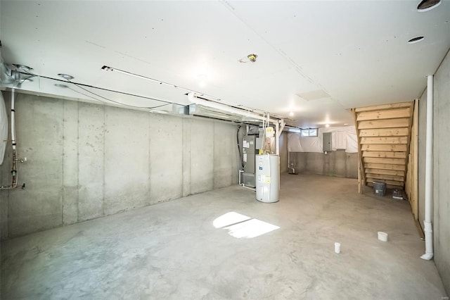 103 Cardow Dr Unit 169-605, Ofallon, MO 63368 - unfinished basement with water heater and electric panel