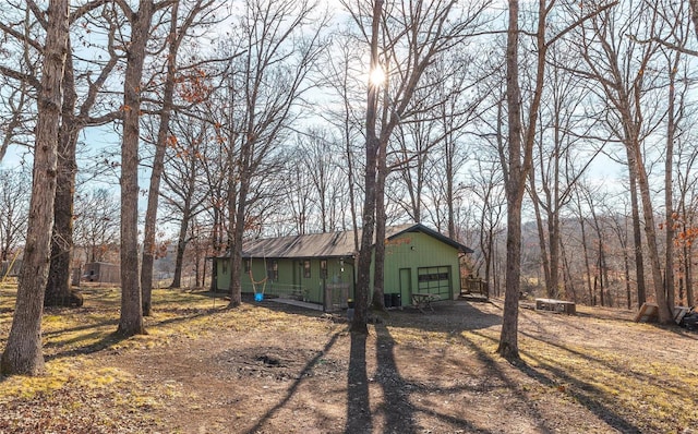 view of property exterior
