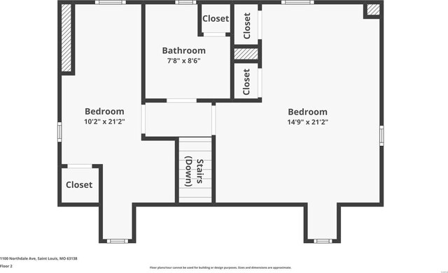 1100 Northdale Ave, Saint Louis, MO 63138 - room layout