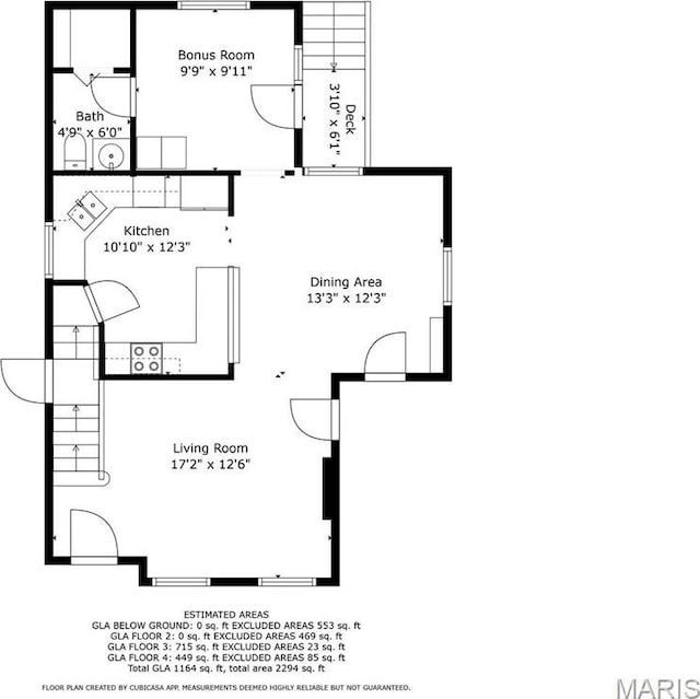 2326 Bellevue Ave, Saint Louis, MO 63143 - property floor plan