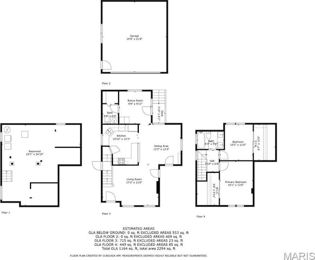 2326 Bellevue Ave, Saint Louis, MO 63143 - floor plan / room layout