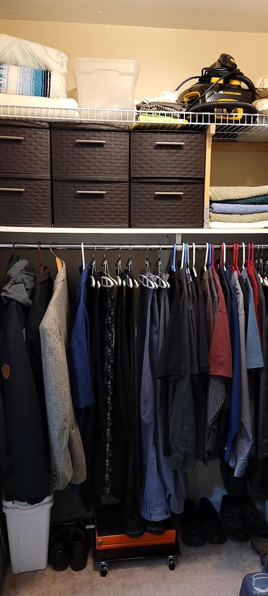 view of closet
