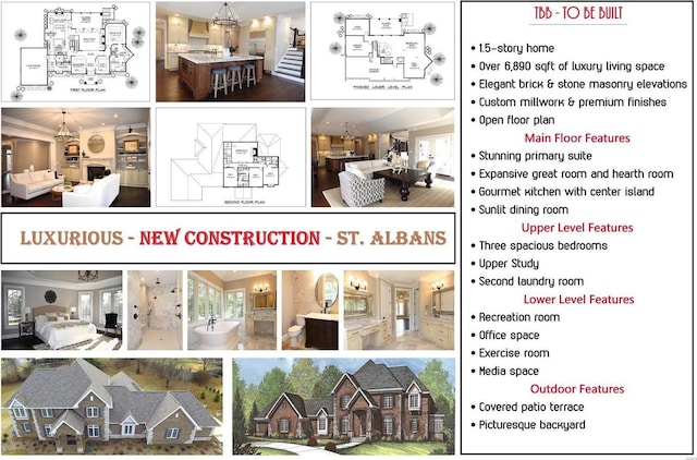 267 Saint Andrews Dr, Saint Albans, MO 63073 - view of a document with a collage of images