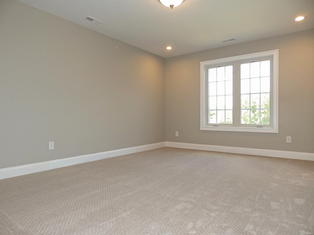 267 Saint Andrews Dr, Saint Albans, MO 63073 - empty room featuring light carpet, recessed lighting, and baseboards