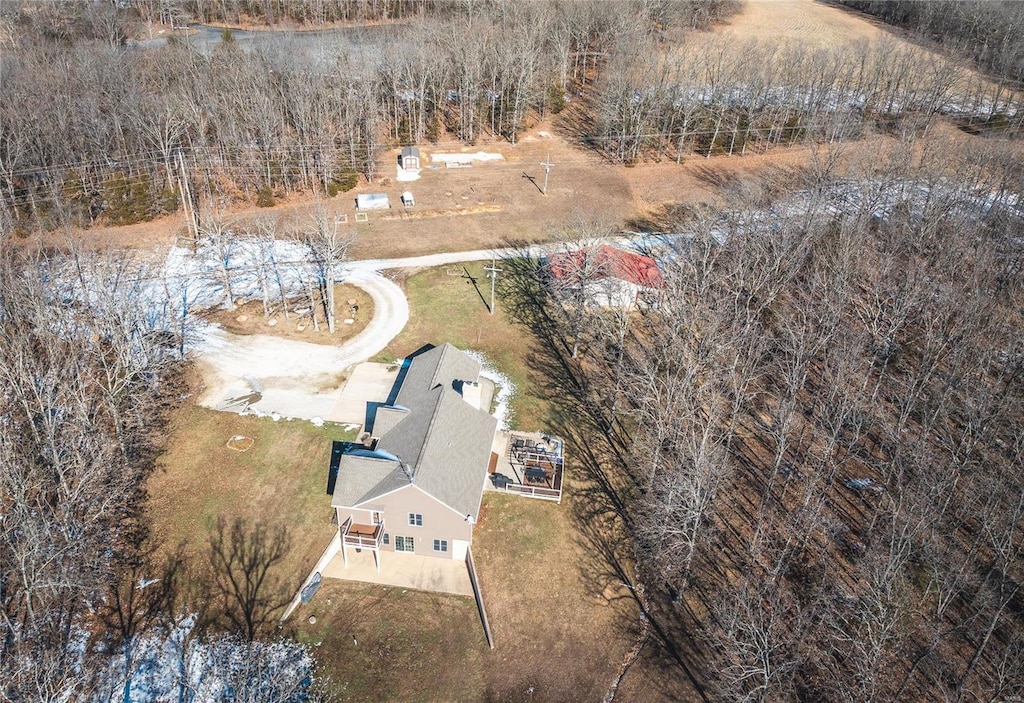 125 Todd Ln, Cuba, MO 65453 - aerial view of property and surrounding area